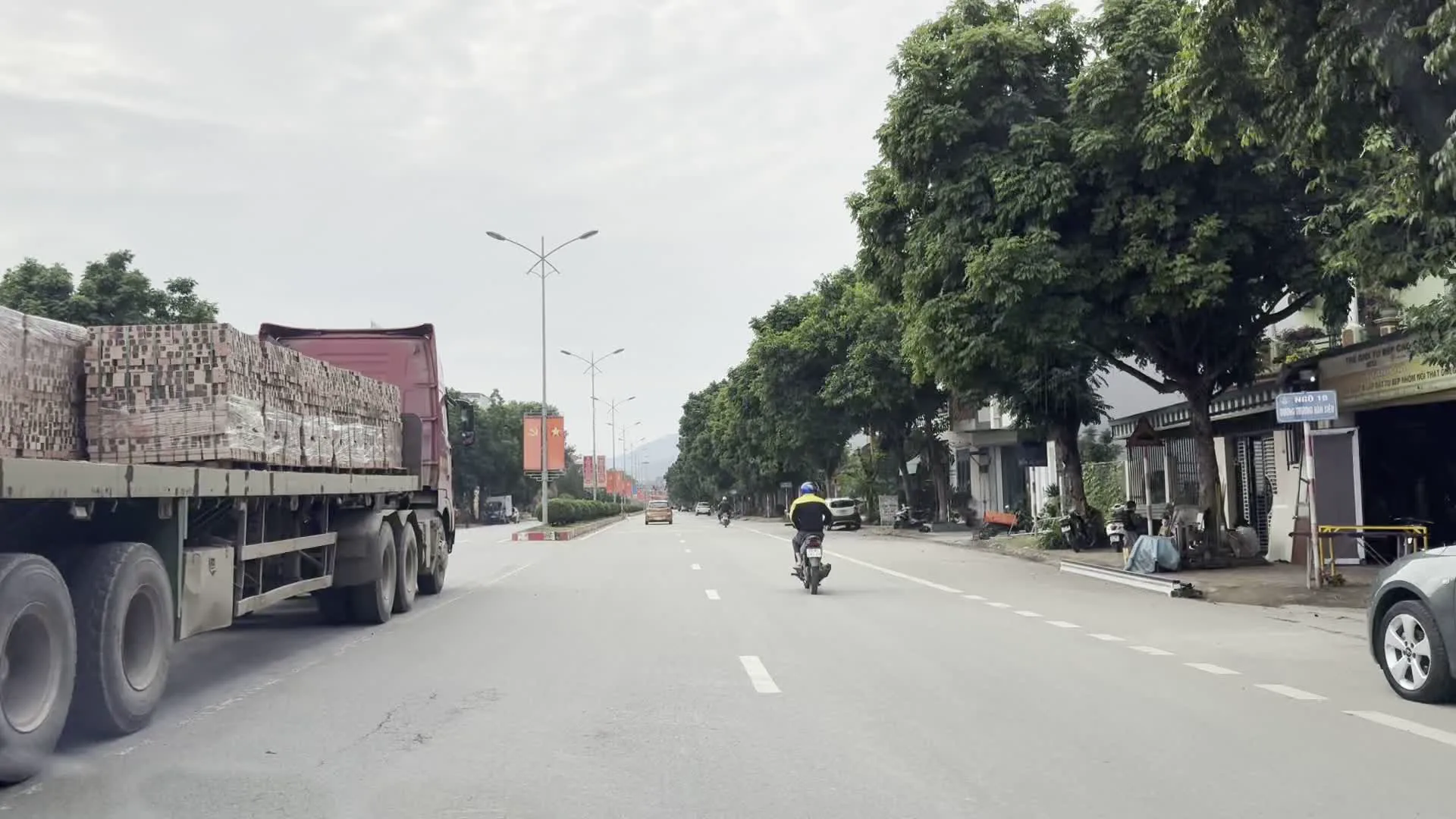 Biển hiệu chào mừng Đại hội Đảng Cộng sản Việt Nam lần thứ XIII (第13回ベトナム共産党全国代表大会を歓迎する看板)