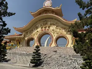 Phước Đức Miếu Long Hổ Phước Vạn。（日本語訳）。福徳廟龍虎福万