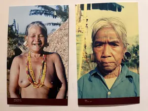 Xtiêng (Bù Lơ)。Bình Phước, 1997。Brâu。Kon Tum, 1997。（日本語訳）。スティエン族（ブーロー）。ビンフオック省、1997年。ブラウ族。コントゥム省、1997年