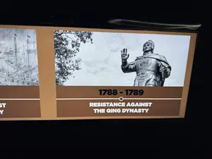 1788-1789 RESISTANCE AGAINST THE QING DYNASTY（1788-1789年 清朝への抵抗 / ベトナム軍事歴史博物館の展示）