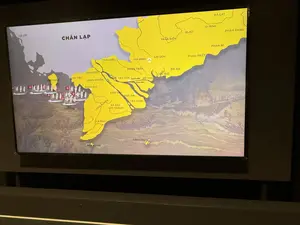 Bản đồ lịch sử miền Tây Nam Bộ và Chân Lạp（ベトナム南西部とチャンラップ（カンボジア）