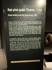 Đại phá quân Thanh, 1789（1789年、清軍大破の解説パネル / ハノイ・ベトナム軍事歴史博物館）