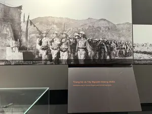 Trưng bày về Tây Nguyên kháng chiến（中部高原の抗戦に関する展示 / ハノイ・ベトナム軍事歴史博物館）